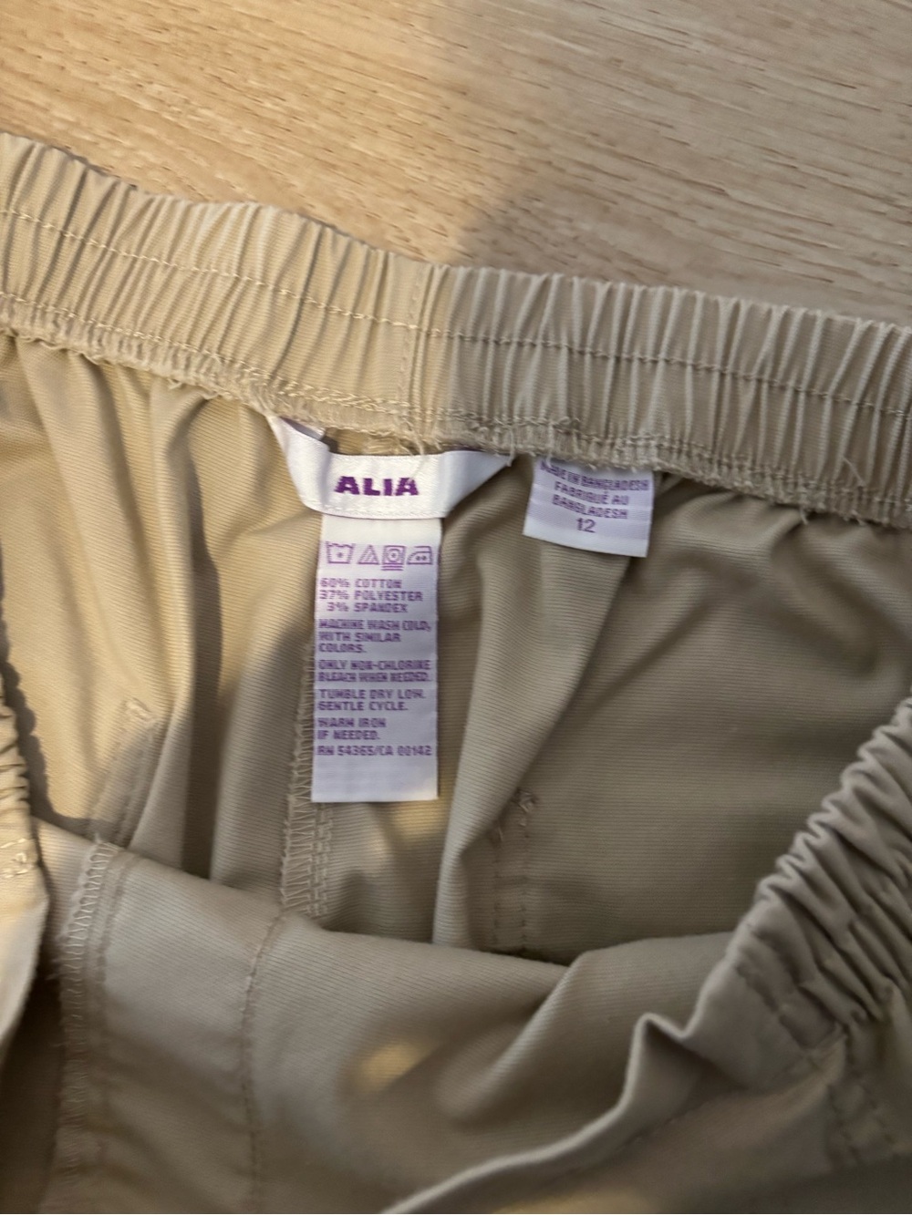 3 for $15😍 Alia Straight-Leg Elastic Waist Pants - Taupe NWOT - Picture 6 of 10